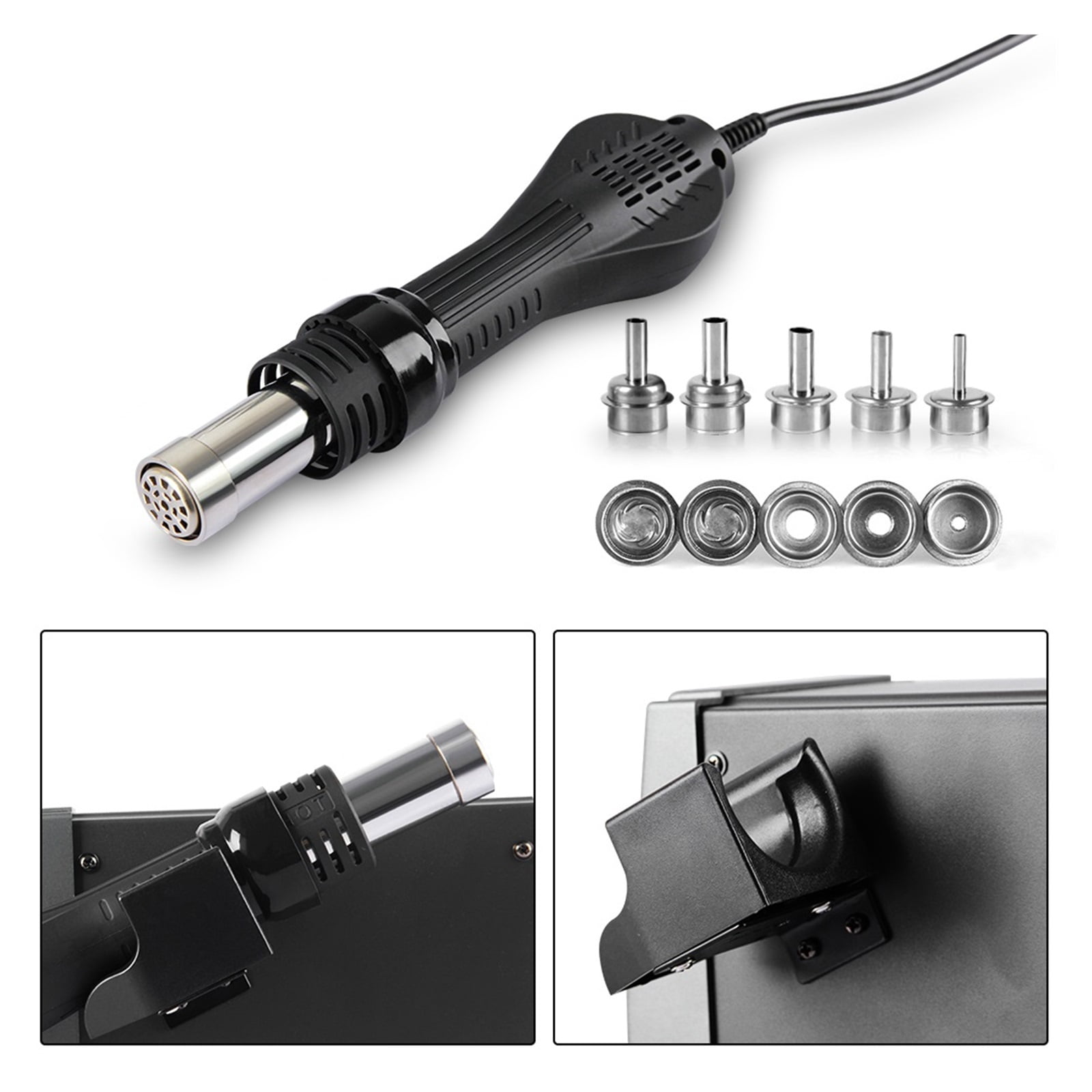 2020D 700W Hot Air Rework Station, Digital SMD Heat Gun for Phone PCB