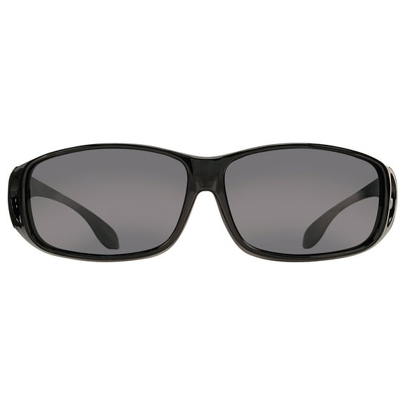 M  Men's Oversized Plastic Polarized Sunglasses-Made to Fit Over Eyeglasses, Oahu