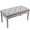 C- Entryway Bench; Grey, variant on chairus Fabric Entryway Bench with Button Tufted Seat and Rustic Wood Legs, Vintage Bedroom Bench End of Bed, Padded Extra Seating Bench for Living Room Office Studio Hallway, Grey