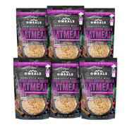 OMEALS Maple Brown Sugar Oatmeal - Homestyle Meals -Fully Cooked - Not Dried Food (Pack of 6)