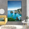 thumbnail image 1 of Cuadro Decorativo Paisaje Isla 143cm X 89cm Marco Madera, 1 of 6