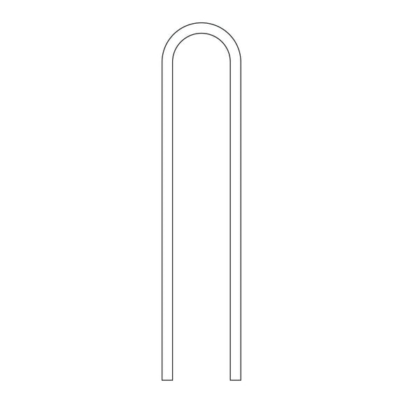 Orbit 1/4" Drip Tubing Loop Anchor Stake/Staple