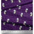 thumbnail image 3 of Soimoi Purple Cotton Duck Fabric Bottle & Panda Dots Print Fabric by the Yard 42 Inch Wide, 3 of 3
