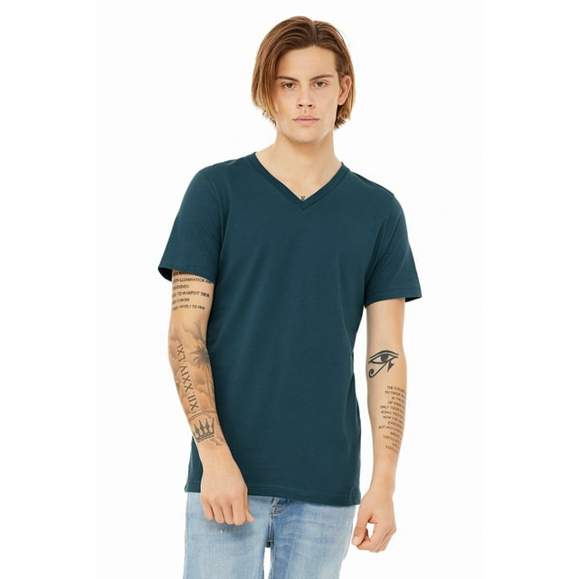 Unisex Jersey Short-Sleeve V-Neck T-Shirt