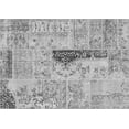 thumbnail image 1 of Ahgly Company Indoor Rectangle Patchwork Gray Transitional Area Rugs, 8' x 12', 1 of 1