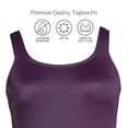 thumbnail image 3 of Lands' End Women's D-Cup Tugless Low Leg One Piece Swimsuit, 3 of 6