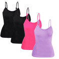 thumbnail image 1 of Set 4 Blusas Mujer Tirantes Unitalla Casual Blusa Crop Top Dama, 1 of 5