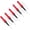 Red, variant on Industrial Test Probe Piercing Needle 0.7mm with Protective Sheath for Multimeters & Wire Testing Automotive Accessories 5-Pack (Yellow, 0.7mm / 0.027 inches)