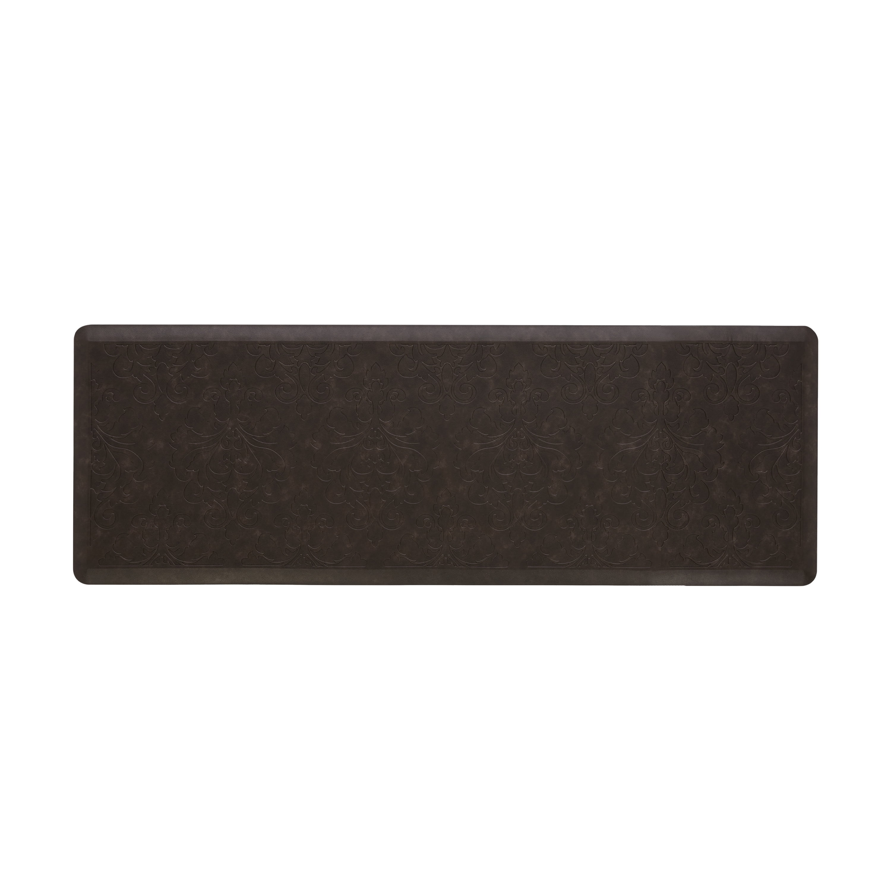Chef Gear Marni Wellness Kitchen Mat, Mocha, 17.5" x 48"