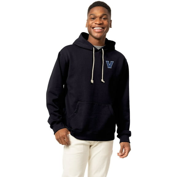 Men's-League Collegiate Wear  Navy Villanova Wildcats Essentials 2.0 Fleece Pullover Hoodie