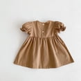thumbnail image 4 of LOVZFMLL Robe Princesse à Manches Courtes et Col Rond Longueur Genou pour Filles, 4 of 4