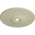 thumbnail image 3 of 36 5/8"OD x 3 5/8"ID x 2 3/8"P Galveston Ceiling Medallion (Fits Canopies up to 4 3/4"), Hand-Painted Clear Yellow, 3 of 6