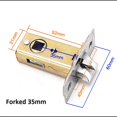 thumbnail image 2 of SENRISE Stainless Steel Mortice Tubular Latch 30-70mm Internal Door Latch for Unsprung Door Furniture Choices, 2 of 4