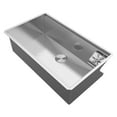 thumbnail image 6 of Ruvati 32-inch Glass Rinser and Sink Combo Workstation Kitchen Sink Single Bowl, 6 of 10