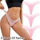 thumbnail image 2 of Ropa Interior Elástica Gibobby Bragas encaje sexy 3 piezas Rosa L, 2 of 5