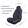 thumbnail image 5 of Sikiie Space Dinosaur Car Seat Covers 2PCs Front Car Seat Covers Universal fit for Most Cars SUVs and Trucks-2 PCS, 5 of 9