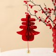 thumbnail image 3 of 3D Chinese New Year Felt Red Lantern Decorative Spring Festival Party Supplies, 3 of 9