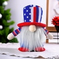 thumbnail image 5 of Niusricy 4th of July Plush Toy Faceless Dwarf Stuffed Toys with Knitted Top Hat Independence Day Decor Home Decorations Gift for Adult Kids, 5 of 8