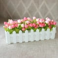 thumbnail image 4 of Wooden Flower Pot Fence Plant Basket Container Planter Home Garden Wedding Decor, 4 of 10