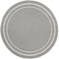 thumbnail image 2 of Nourison Essentials Indoor/Outdoor Grey/Ivory 8' x round Area Rug, (8 Round), 2 of 9