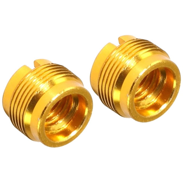 2x Adaptador de rosca de aluminio 5 / 8-27 a 3 / 8-16 para soporte de micrófono