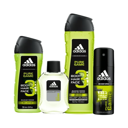 Adidas Pure Game Aftershave, Body Spray & Body Wash Holiday Gift Set