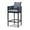 Grey, variant on PURPLE LEAF Outdoor Counter Height Bar Stools Straight Leg Set of 2 Patio Bar Stools Modern Olefin Weaving Counter Stools with Backrest Pillow for Outdoor or Indoor Garden Balcony Lawn Grey