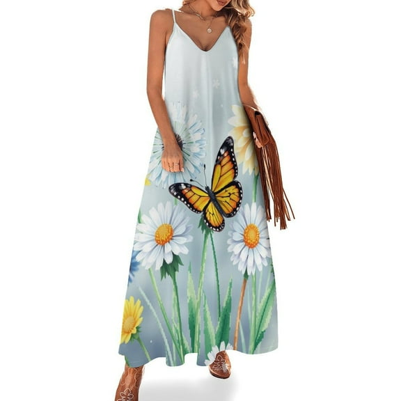 Dandelion Sleeveless Dress Dresses Summer Elegant Dresses for Women Long Dress