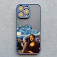 thumbnail image 3 of Art Aesthetic David Mona Lisa Phone Case For iPhone 11 14 Pro Max 13 12 15 Pro Max Mini XS X XR SE2 7 8 Plus Shockproof Covers, 3 of 5