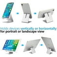 thumbnail image 4 of YouYeap Desk Cell Phone Stand Holder Aluminum Phone Dock Cradle Compatible with Switch (Silver), 4 of 7