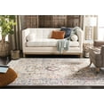 thumbnail image 4 of SAFAVIEH Madison Trenton Oriental Area Rug, Grey/Blue, 5' x 5' Square, 4 of 9