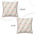 thumbnail image 3 of Square Decorative Throw Pillow Covers with Core, Cartoon Moose Leaf Throw Pillows for Couch Sofa Bed Home Decor, 18"x18", 3 of 9