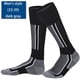thumbnail image 4 of Ropa de Deporte 2 uds calcetines de esquí gruesos cálidos de invierno medias para exteriores (hombres gris negro), 4 of 6