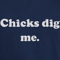 thumbnail image 3 of CafePress - Chicks Dig Me. Dark T Shirt - Men's Classic Graphic Cotton T-Shirt, 3 of 4