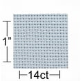 thumbnail image 5 of Essentials By Leisure Arts Aida Cloth, 14 Count, Barely Blue Cross Stitch Fabric, Embroidery Fabric, Cross Stitch Supplies For Crafting, Stitching, And Sewing Projects 30X36, 5 of 5
