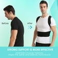 thumbnail image 4 of Teeuard Adjustable Posture Corrector for Men&Women-Lumbar, Pain Relief Back Brace-Black Medium, 4 of 9