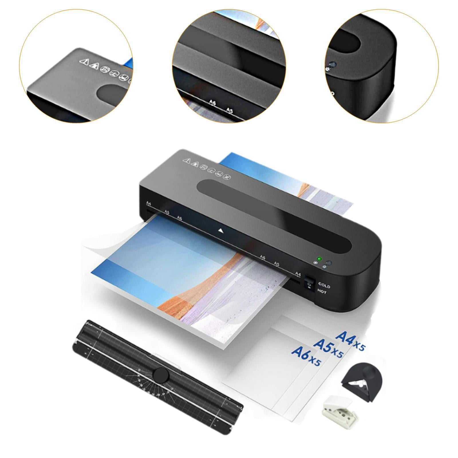 koolsoo Laminator Machine with Paper Trimmer,Cold Thermal Laminator,12.6inch 120S Warm up Personal Laminate Machine for Home School