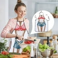 thumbnail image 4 of 1pc Adult Household KitchenApron Fun Printing Household Cleaning Apron Er Otic Role Play, 4 of 5