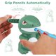 thumbnail image 2 of Sacapuntas y gomas de borrar para niños, sacapuntas Manl para lápices de colores, bonito sacapuntas y 4 gomas de borrar de dinosaurio para útiles escolares en casa JAMW Sencillez, 2 of 5