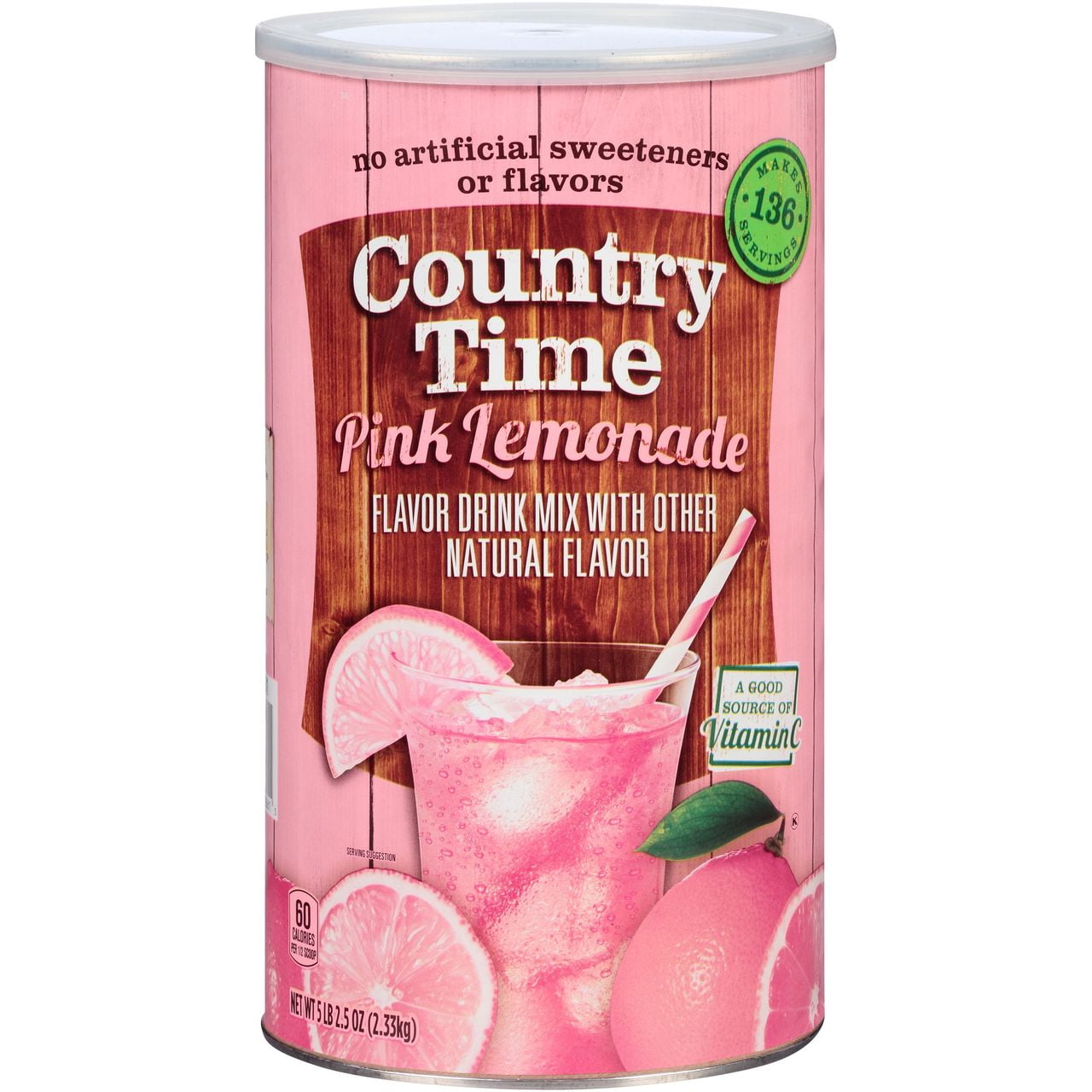 Product of Country Time Pink Lemonade Drink Mix, 82.5 oz