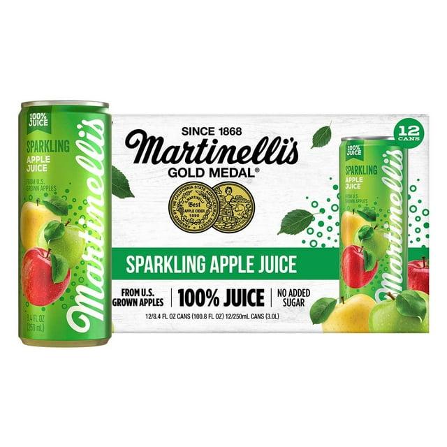 Martinelli's Sparkling Apple Juice 8.4 fl. oz., 12 pk.