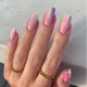 thumbnail image 1 of 24 piezas de uñas postizas decoradas cuadradas medianas cortas realistas con pegamento Deng Xun unisex, 1 of 2