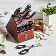 thumbnail image 4 of HENCKELS Classic Precision 16-Piece Kitchen Knife Set with Block, Chef Knife, Steak Knife Set, 4 of 11