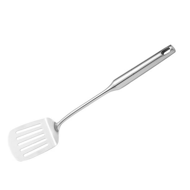 Accueil cuisine fendue spatule en acier inoxydable ustensile de cuisine  spatule en acier inoxydable poignée creuse résistante à la chaleur 