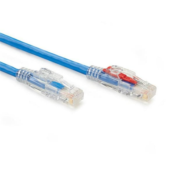 Category 6 Locking Ethernet Patch Cable, Blue