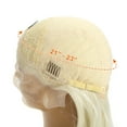 thumbnail image 5 of Unique Bargains Lace Front Wigs Lightweight Straight Hair for Women Blonde, 5 of 8