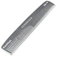 thumbnail image 1 of Fendrihan Peine de peluquería de doble diente de metal resistente (6,6 pulgadas), 1 of 5
