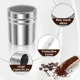 thumbnail image 4 of 24 Pcs Coffee Latte Art Set Creative Latte Art Kit Practical Coffee Decorating Stencil with Powder Shaker Pen Spoon Stick for Home Cafe Restaurant Use-silver-, 4 of 9