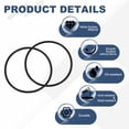 thumbnail image 3 of 10 Pack AS-234 Nitrile O-rings 70 Durometer 3" ID, 3-1/4" OD, 1/8" Width, 3 of 6