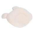 thumbnail image 4 of Almohadas moldeadoras de dibujos animados para bebés, cojín para dormir infantil de látex transpirable con cabeza plana para bebés de 0 a 12 meses, corazón de amor, 4 of 14